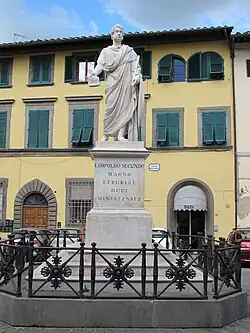 Leopold II, Piazza Buonaparte, San Miniato