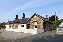 The station building in 2021