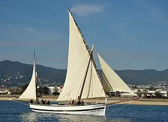 Falucho Sant Ramon. Eslora 15.50 m.