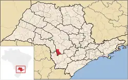 Location in São Paulo state