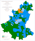 Ethnic structure of Sarajevo by settlements 1971