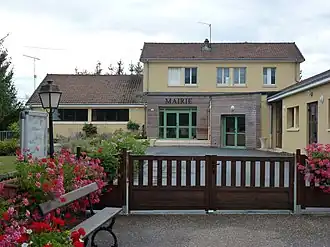 The town hall in Saulces-Champenoises