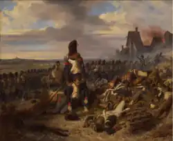 Battle scene, by Hippolyte Bellangé, at the Art Institute of Chicago