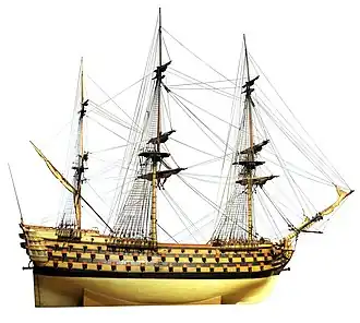 Sister ship Royal Louis at Musee national de la Marine