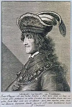 Portrait of Scanderbeg, ca. 1648