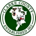 Official seal of Clarke County