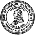 Official seal of Franklin, Massachusetts