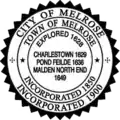 Official seal of Melrose, Massachusetts