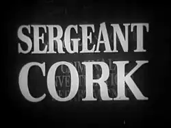 Series titles over a street sign for the Criminal Investigation Department