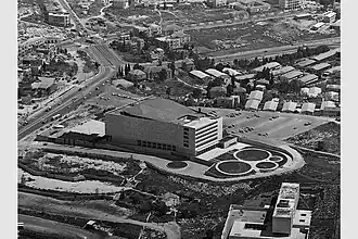 Jerusalem Convention Center (Binyanei HaUma) shortly after completion, circa 1960