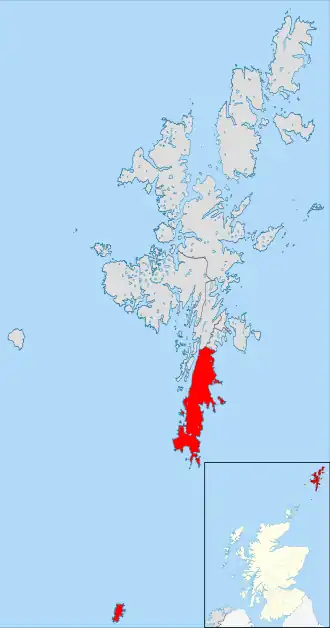 Location of the ward