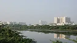 Rajiv Gandhi Salai also known as IT Corridor passing through Sholinganallur is a fast growing tech hub