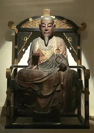 Wooden statue of Prince Shōtoku in the Guimet Museum