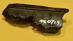 Shrapnel from the torpedo explosion on board the HNMLS Tjerk Hiddes (1943).