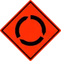 Temporary roundabout