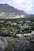Skardu town seen from Skardu Fort