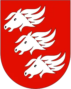Coat of arms of Skedsmo Municipality (1974-2019)