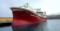 "Vilhelm Þorsteinsson EA 11", Samherji's vessel for pelagic fishing. Akureyri, Iceland.