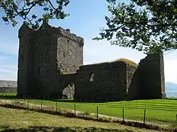Photo of ruined stone castle