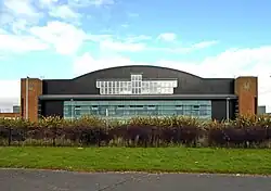 Former aeroplane hangar 2, Speke Airport (1941; Grade II*)