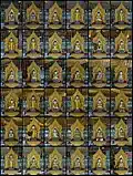 36 Small Buddha statues inside