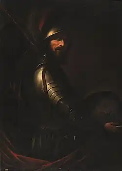 Soldier with the head of St. John the Baptist.[4] Prado Museum, Madrid