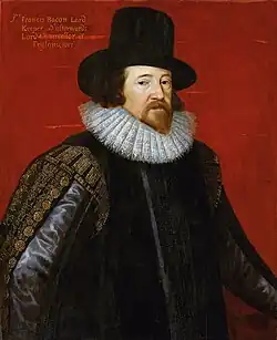 Image 15Francis Bacon was a pivotal figure in establishing the scientific method of investigation. Portrait by Frans Pourbus the Younger (1617). (from Scientific Revolution)
