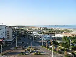 View of Lungomare Adriatico at the intersection with Viale Umbria