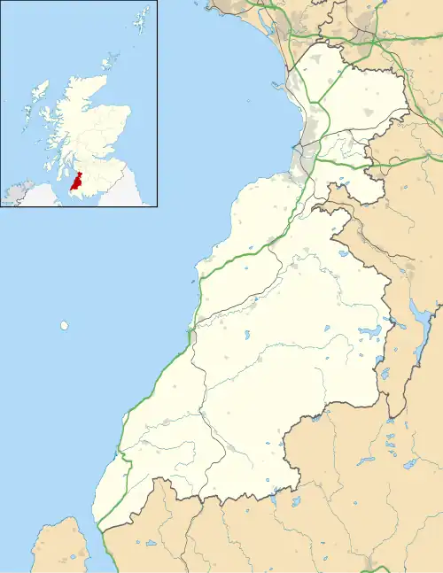 Dailly is located in South Ayrshire