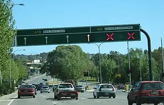 Traffic on the Southern Expressway, Adelaide
