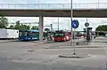 Bus station at Spånga station
