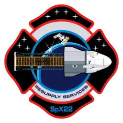 SpaceX CRS-22 Patch [b]