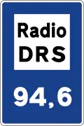 S-950 Radio frequency of specific road information stations