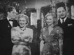 Orlova's two title roles, a famous female scientist and an actress, in Springtime (1947). In 1990s, it was revisited by the German critic Uve Schpilman as "a forerunner of postmodernism". Other critics argue the movie is an undoubted harbinger of F. Fellini's 8 1/2, films by Antonioni and Wenders.[62] The first film to use Mukhina's most famous statue as an official Mosfilm logo.[63]