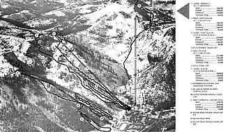 Washeshu Peak (then Squaw Peak) was the venue for the Men's Downhill event at the 1960 Winter Olympics