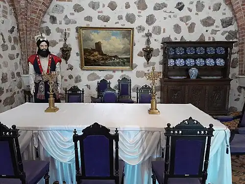 Exhibition inside castle