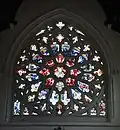 Rose window at west end
