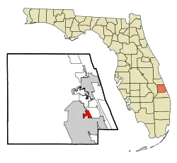 Location in St. Lucie County and the state of Florida
