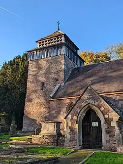 The 14th-century tower