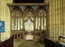 15th century rood screen