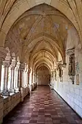 View inside the cloisters.