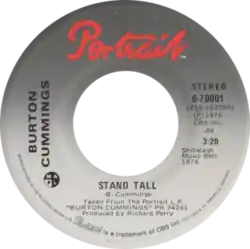 side-A label by Portrait Records