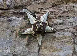 A star-shaped anchor plate in New York City