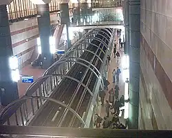 Line 14 platforms at Bibliothèque François Mitterrand