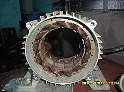 Stator of a 3-phase induction motor