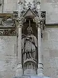 Statue of Johannes Nepomuk on the north tower