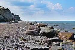 Fischland: Sea cliffs near Ahrenshoop