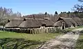 Reconstructed houses at Vingsted, Denmark, 1st cent. BC-2nd century AD