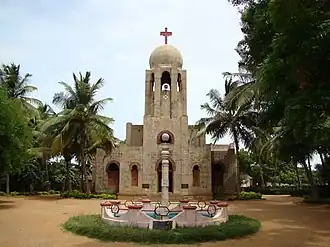 Straight view of the Church
