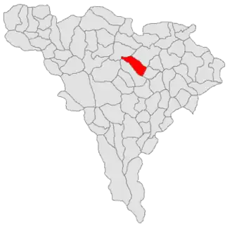 Location in Alba County